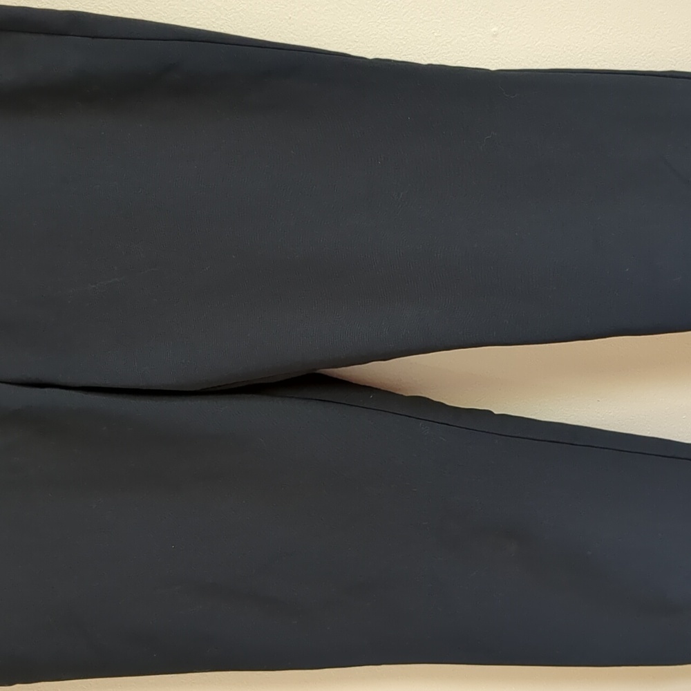 Small Zara Basic Collection Black Pants With Faux… - image 4